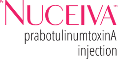 The logo for nuceiva prabotulinumtoxina injection