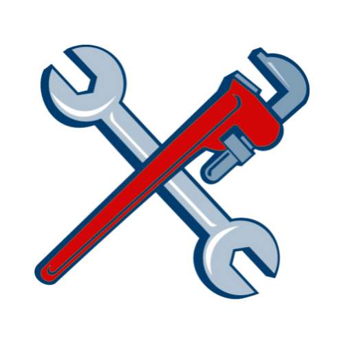 A blue car and a red car are involved in a car accident.