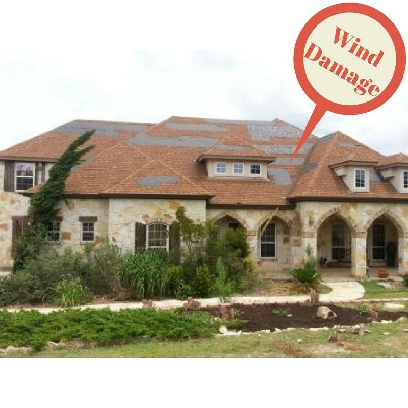 Wind Damage to Roof
