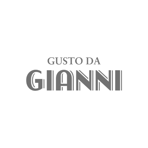 Logo for Gusto da Gianni: gray text on white background.