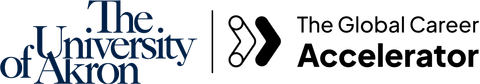 Logo for The University of Akron and The Global Career Accelerator