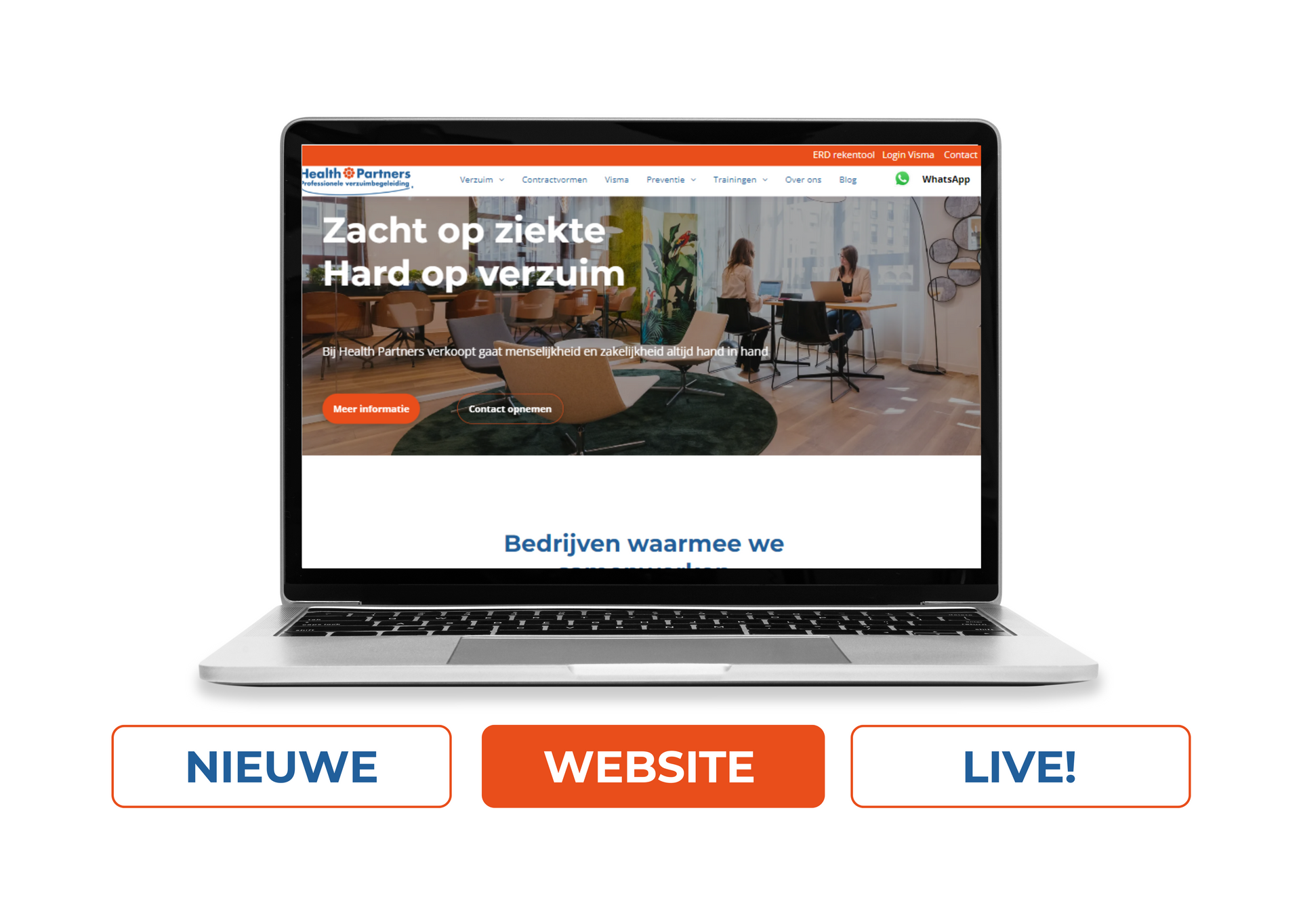 Health Partners nieuwe website