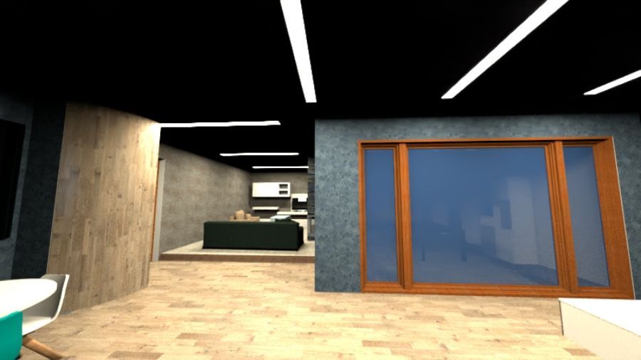Render di interni in 3D