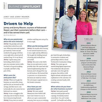 Business Spotlight | Advanced Repair Inc.