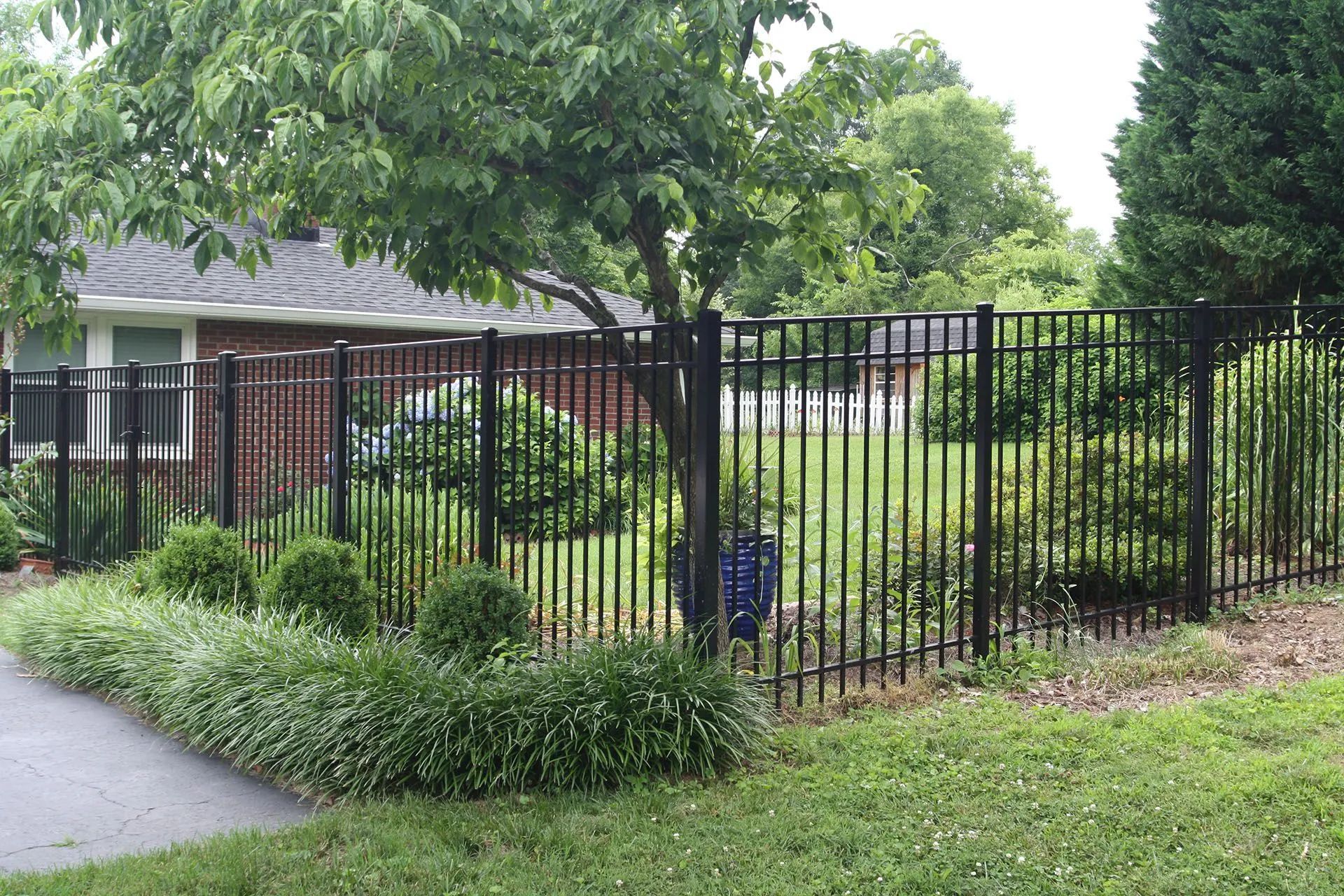 Fence around a backyard in Brunswick