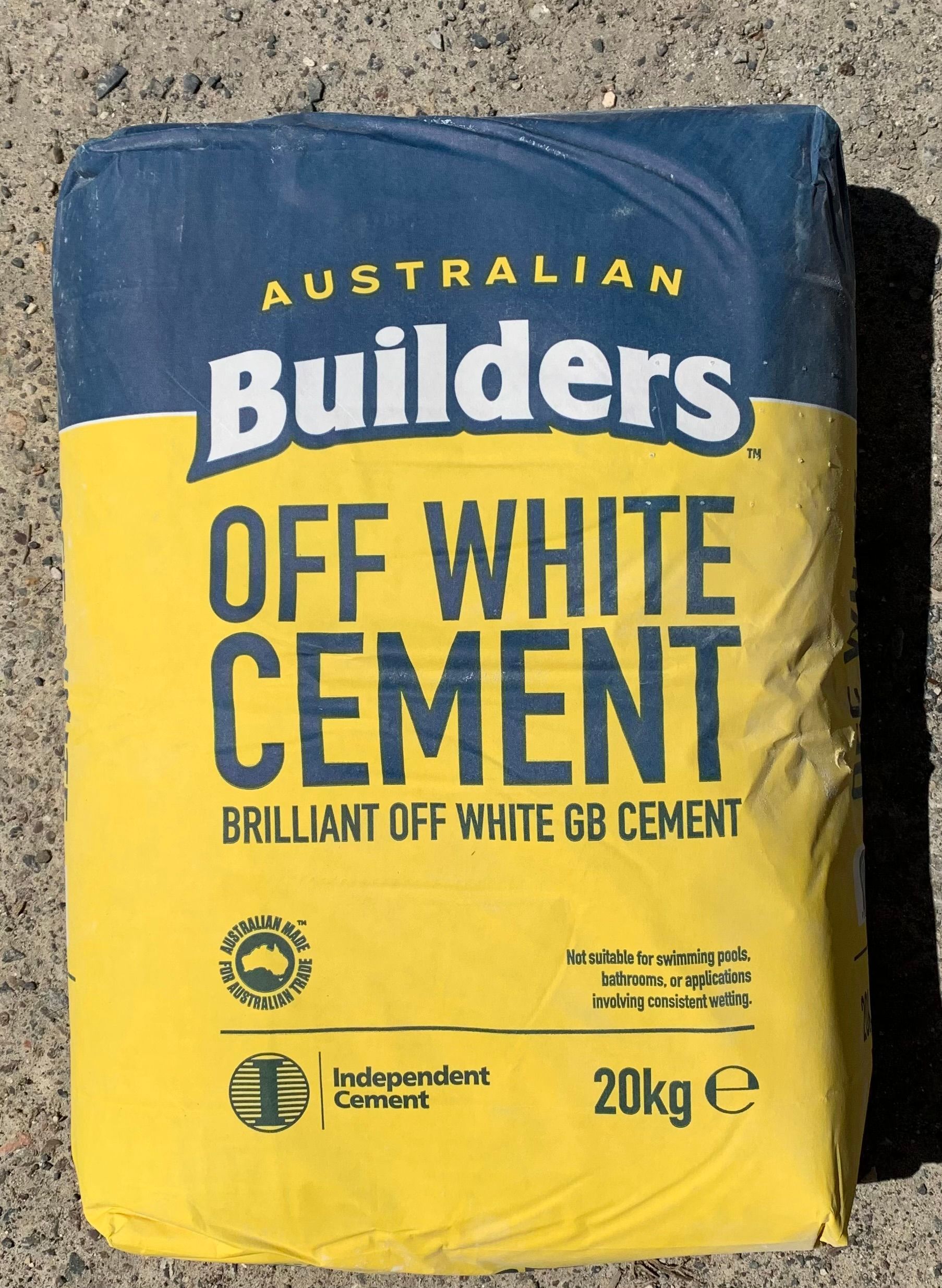 A Yellow Bag Of Brightonlite Cement Type — Serious About Landscape Supplies In West Gosford, NSW
