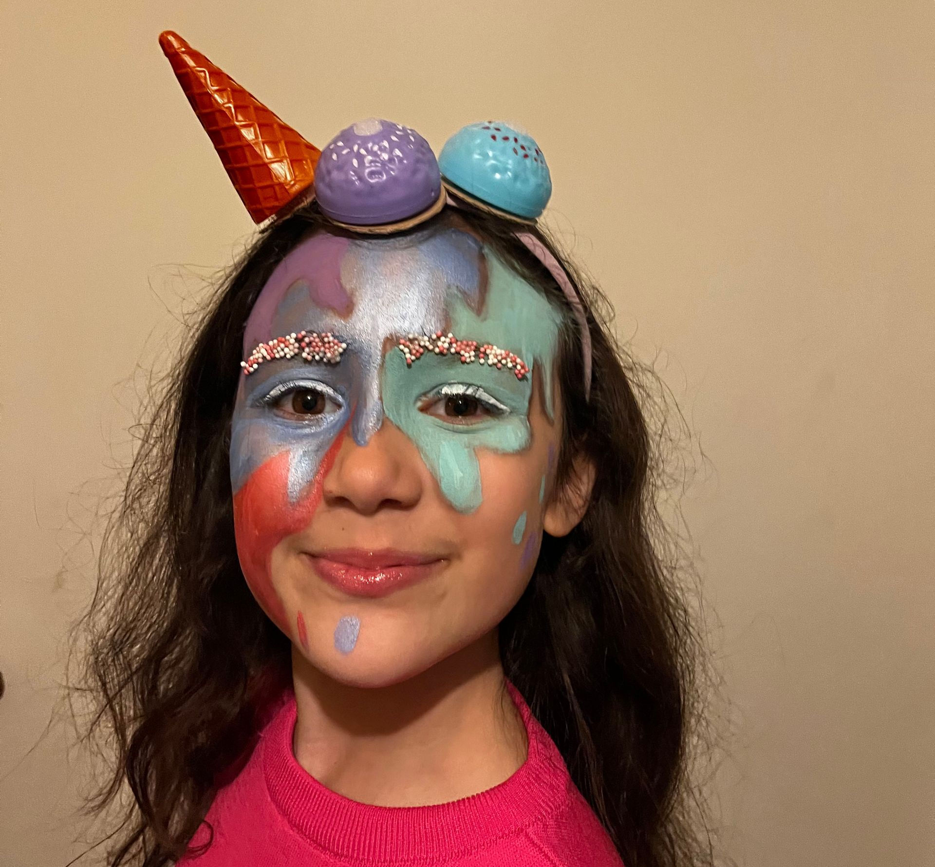 Gesmolten ijsje schmink