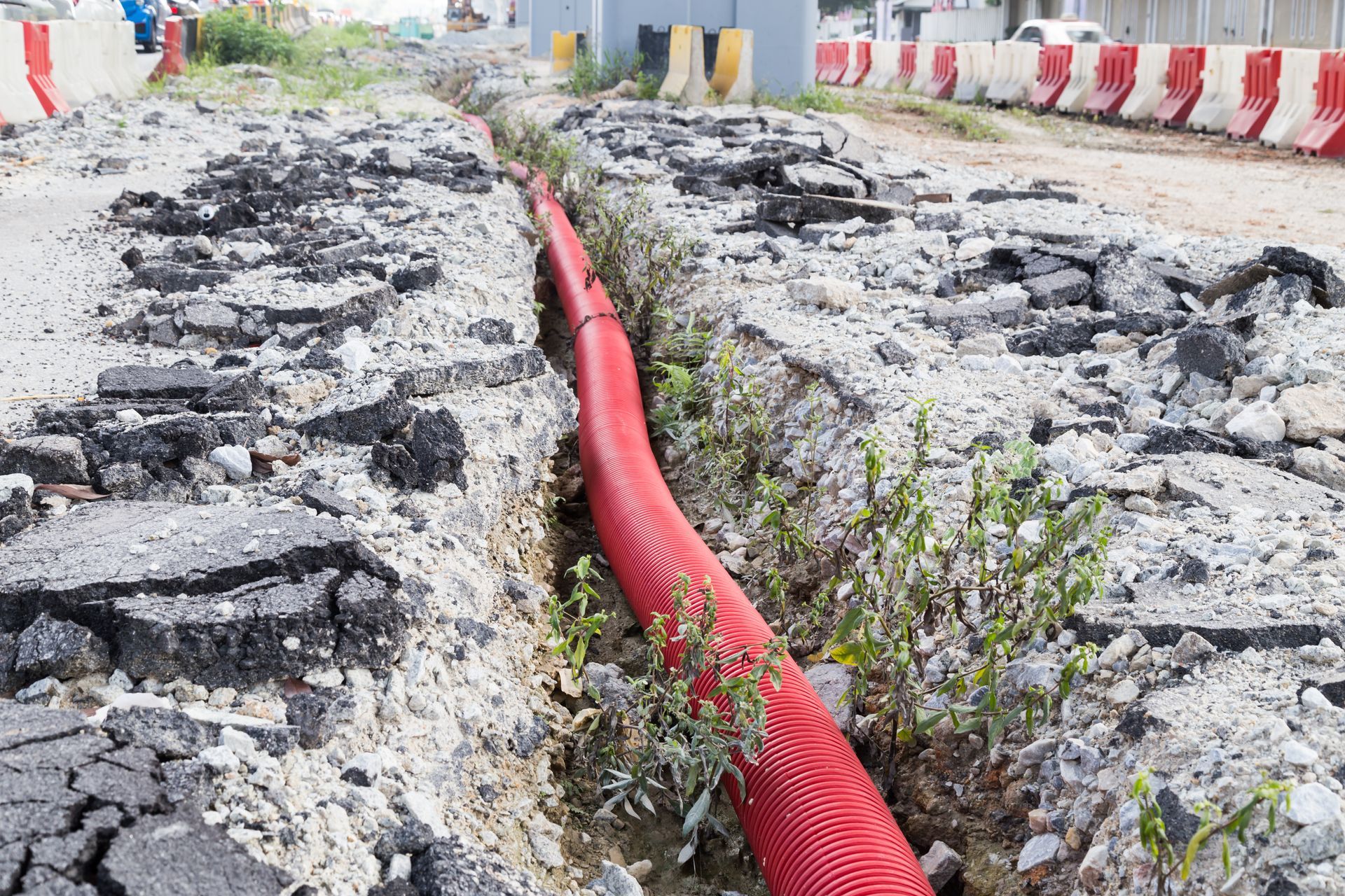 Sewer line excavation by Michael Poremski & Son Plumbing & Heating, Inc. in Mt Lebanon, PA, ensuring