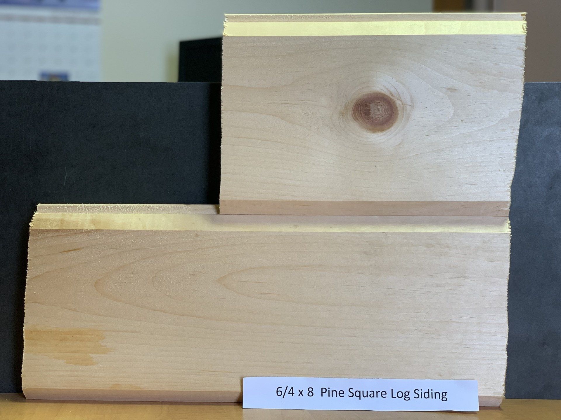 square pine wood sidings