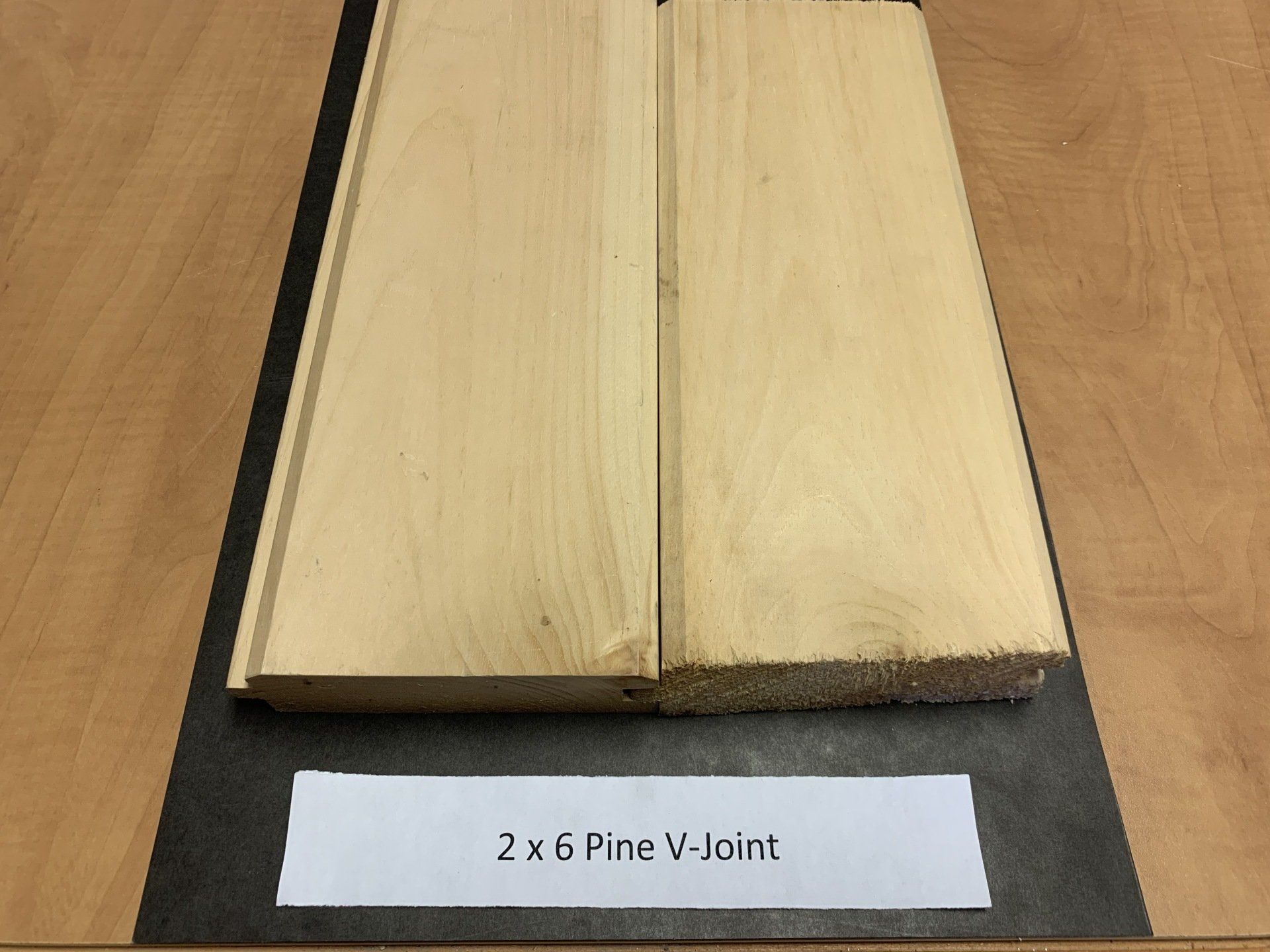 2 by 6 pine v joint