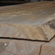 close up of beige wood plank grain