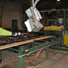 wood cutting heavy machinery