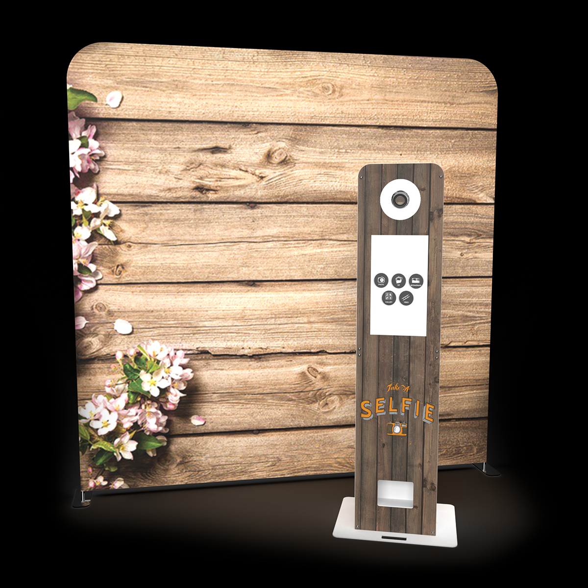 Vintage Wooden Selfie Pod