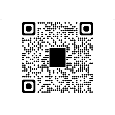 QR code in black and white, containing encoded information.