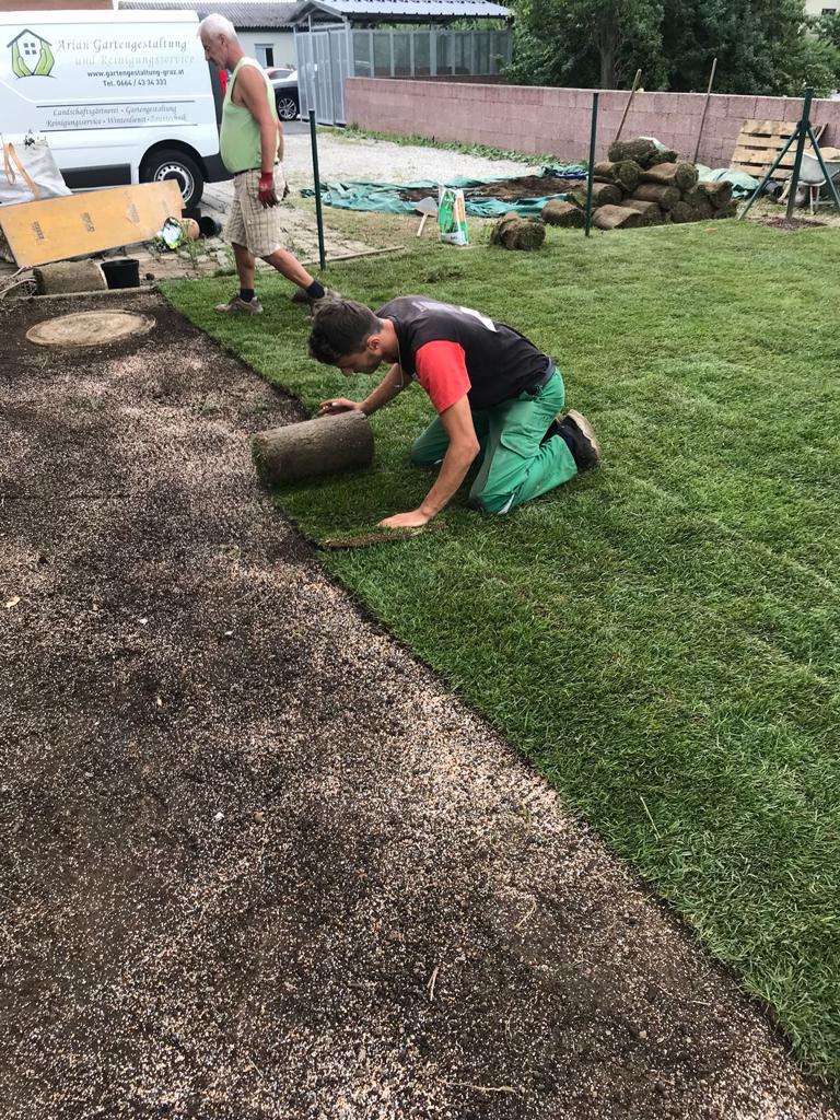 Rollrasen, Arian Gartengestaltung und Reinigungsservice aus Graz