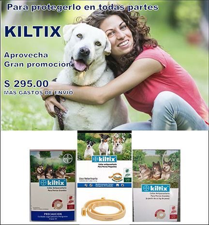 KILTIX: collar antiparasitario para perros grandes