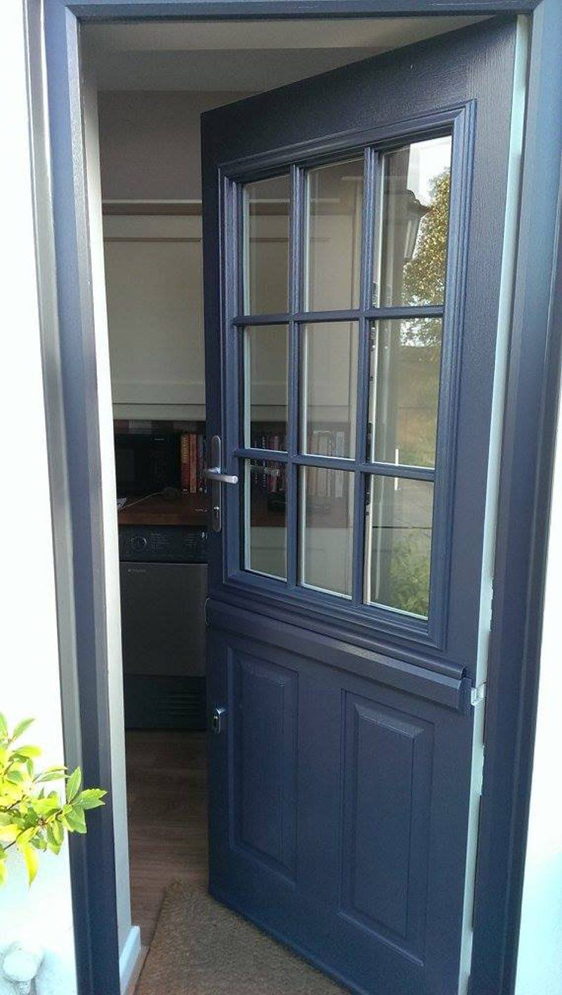 Composite Stable Door-in Grey at Coleorton