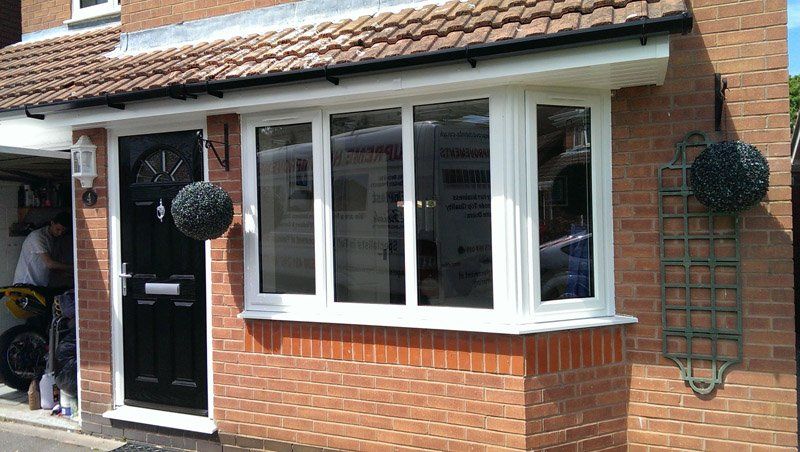Bay Window-white UPVC in Coalville
