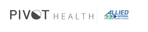 A logo for pivot health is shown on a white background.