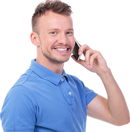 Man Holding a Phone - Transmission Service in Marysville, WA