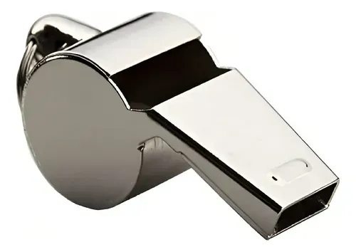 Silbato de metal