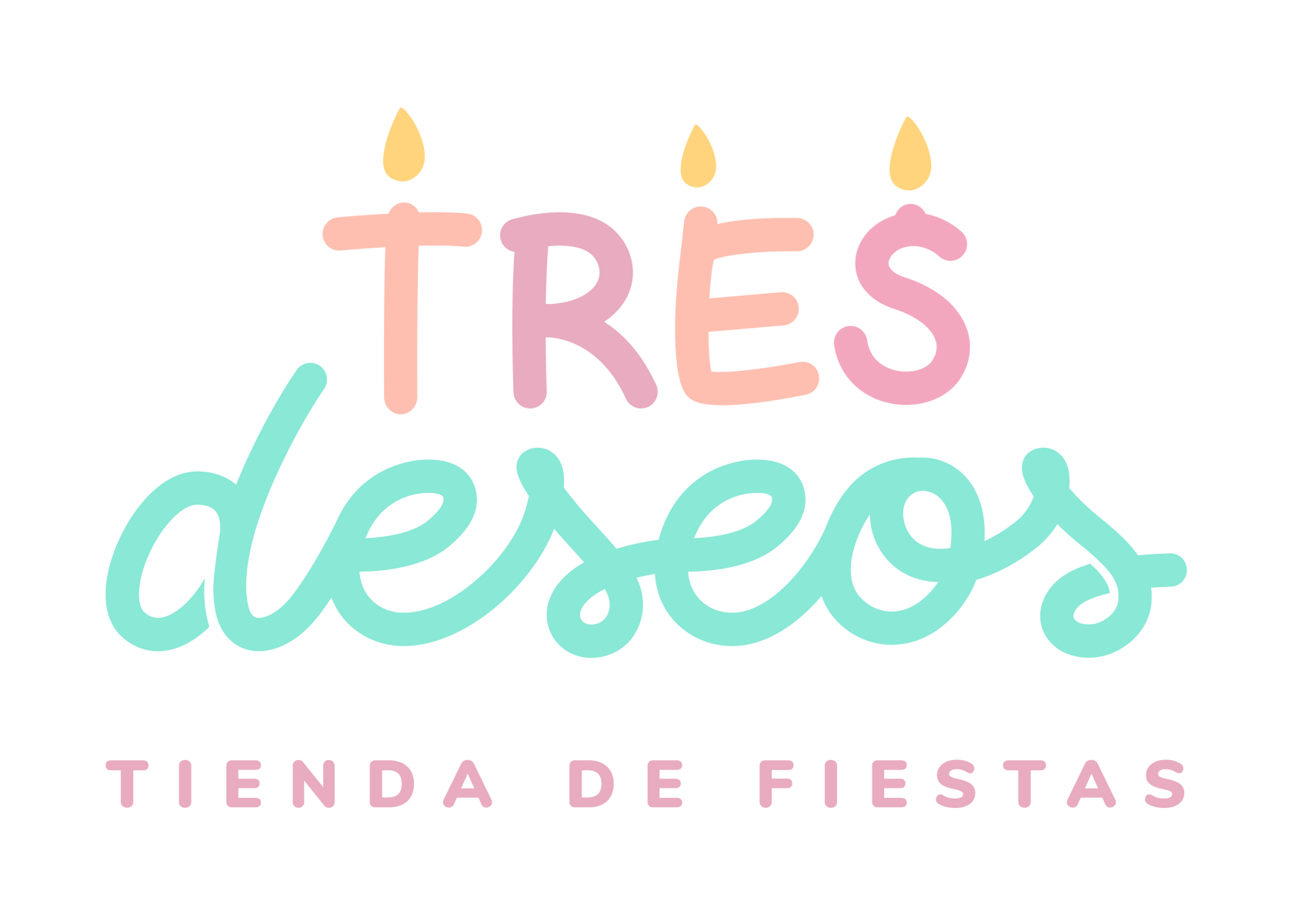 Tres Deseos Tienda de Fiestas logo