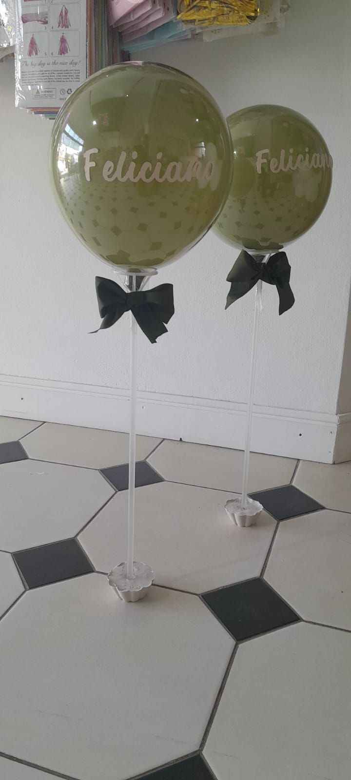 Centro de mesa personalizado