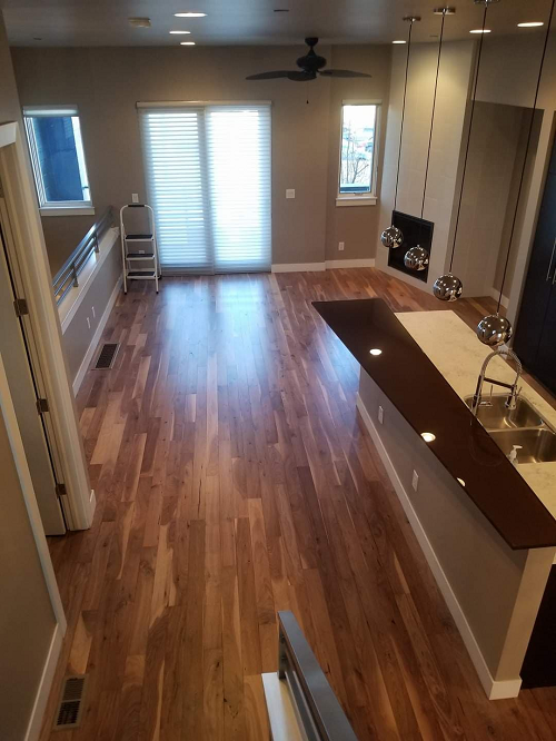 New hardwood floor