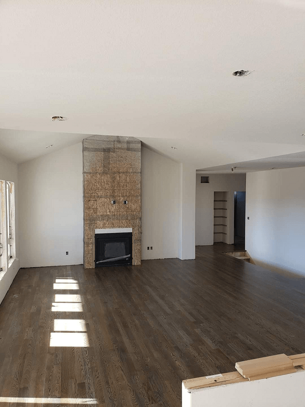 Hardwood floor installation