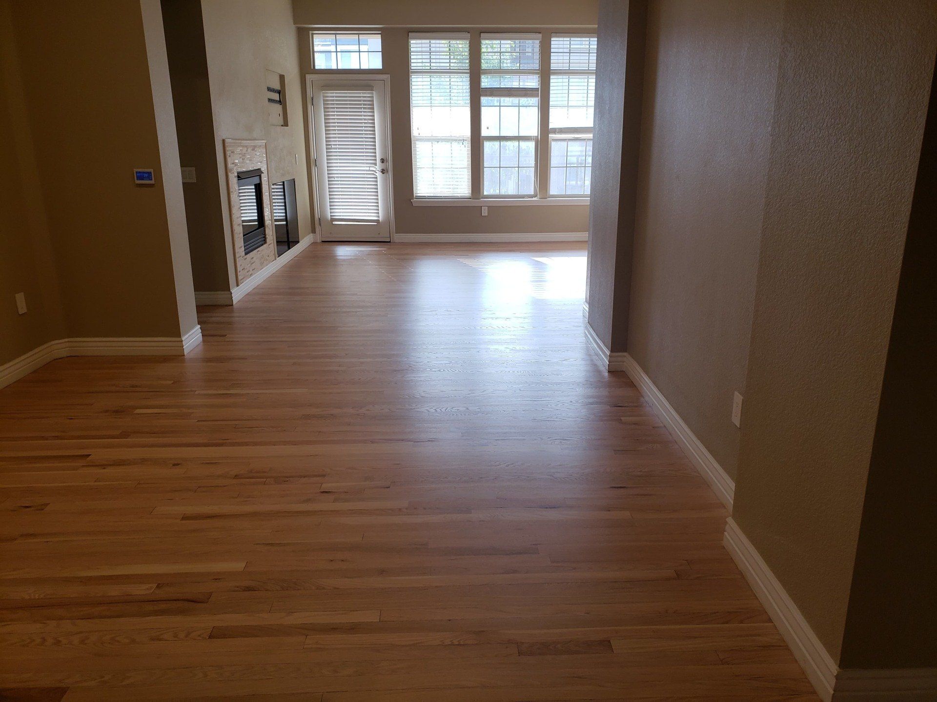 Hardwood floor for living room
