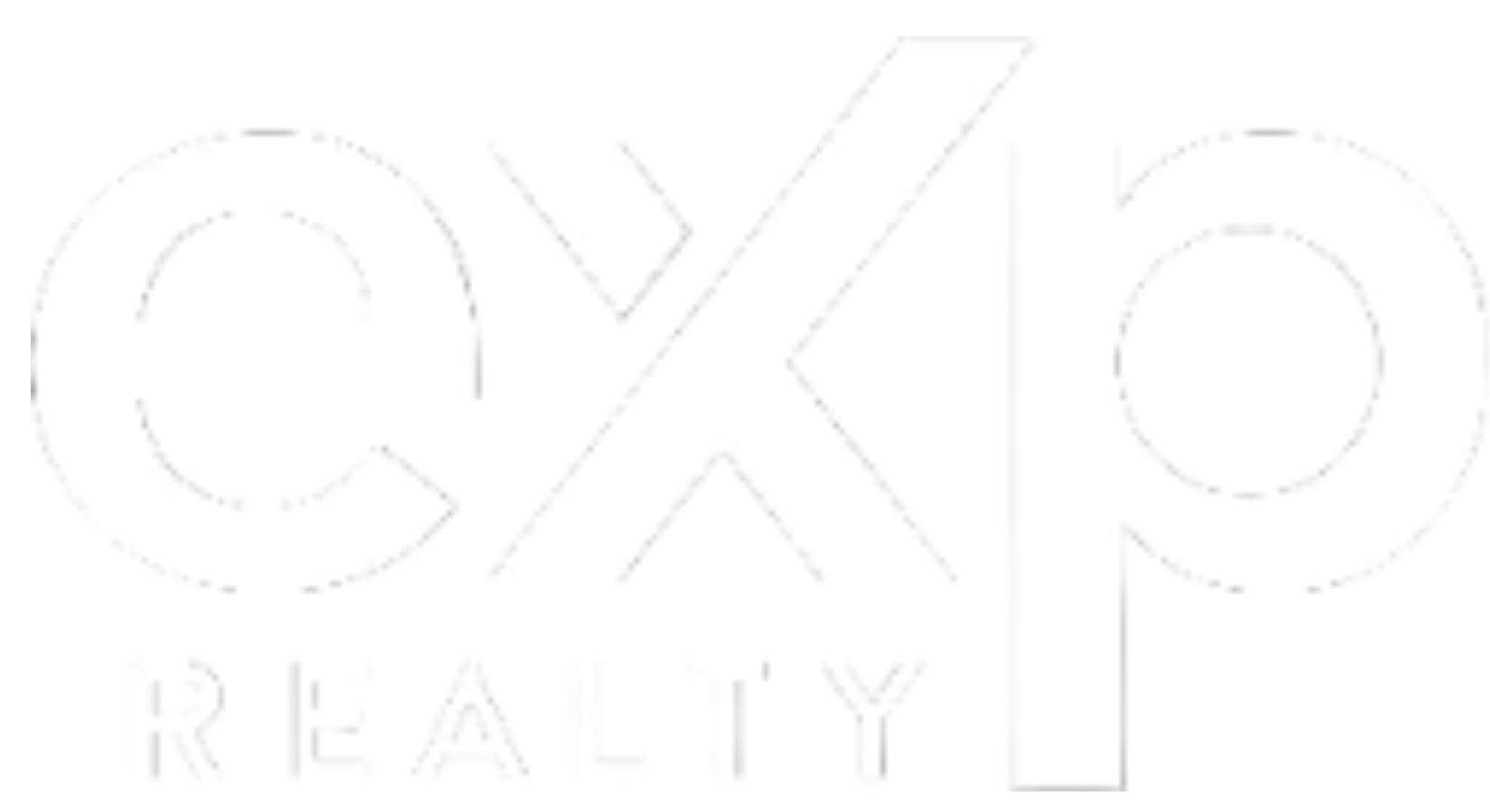 A blue and orange logo for exp realty