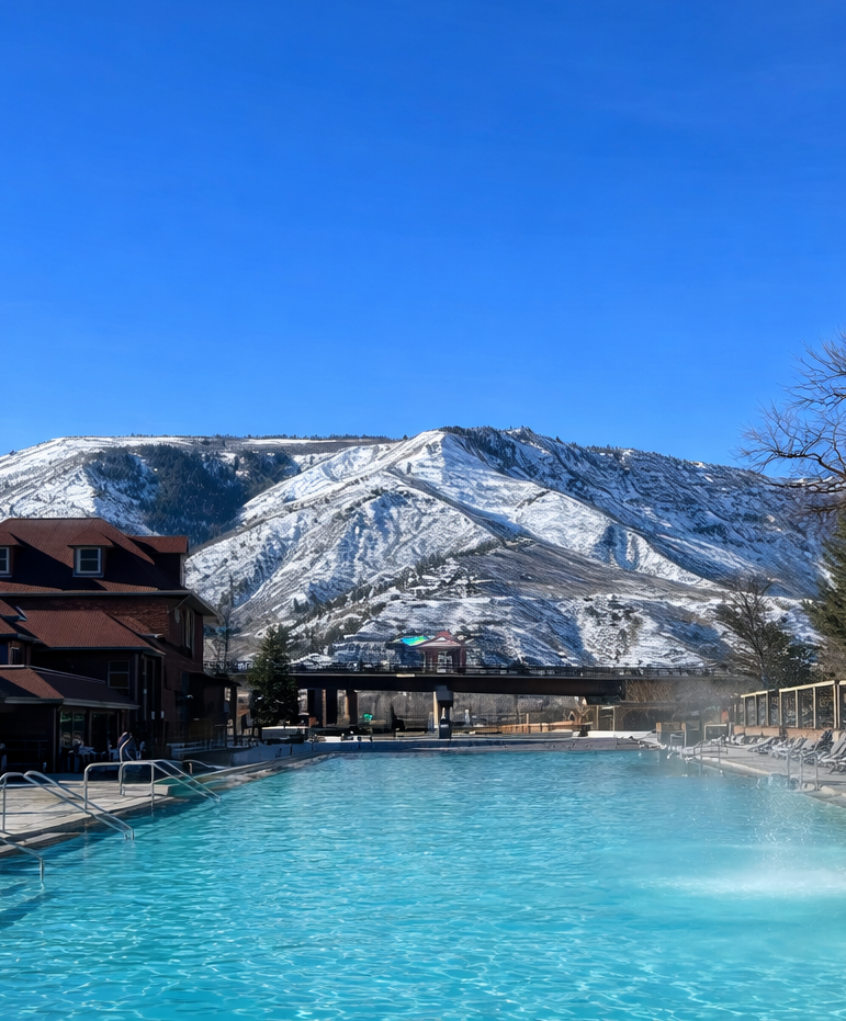 Hot springs in Glenwood Springs, CO