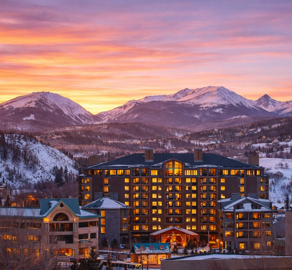 Beautiful Silverthorne, CO sunrise