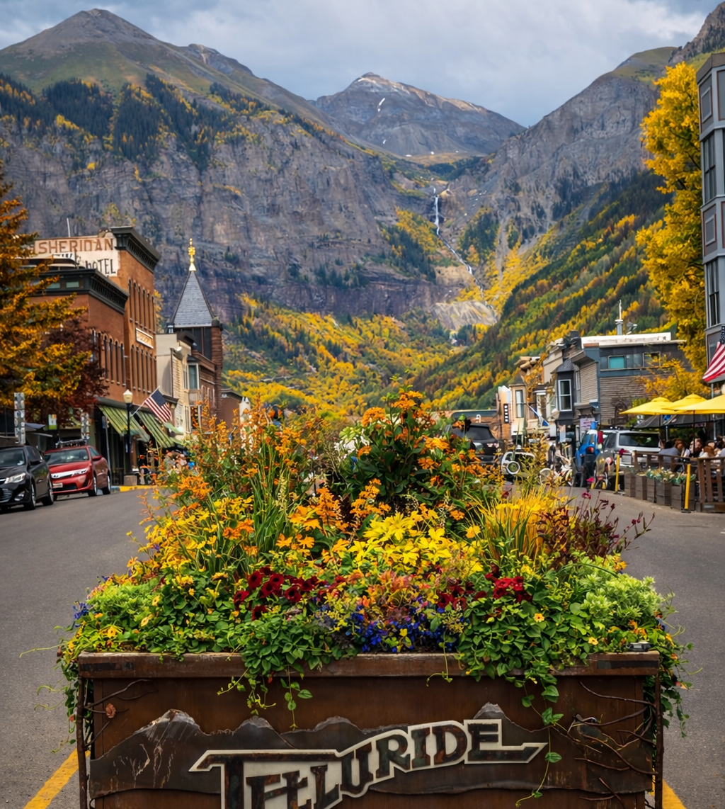 Telluride, CO downtown