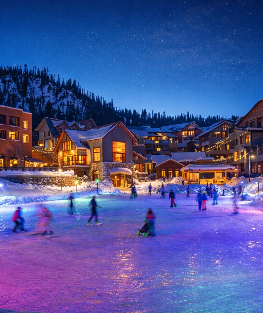 Winter Park, CO Ice Skating at Winter Park Ski Resort