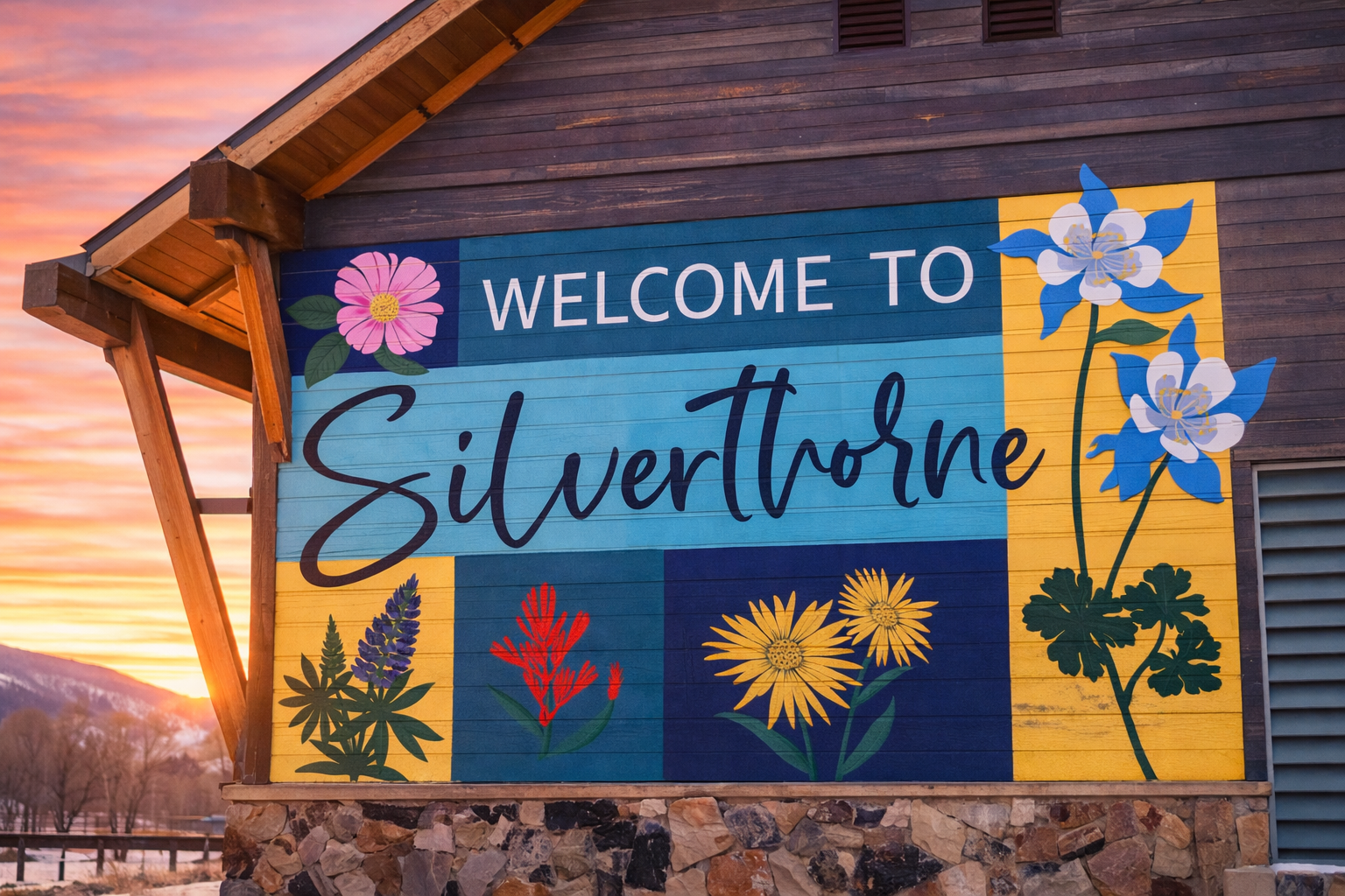 Welcome to Silverthorne, CO sign
