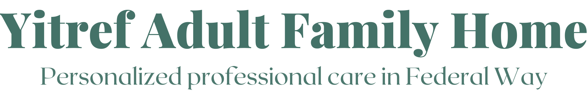 Yitref Adult Family Home Logo