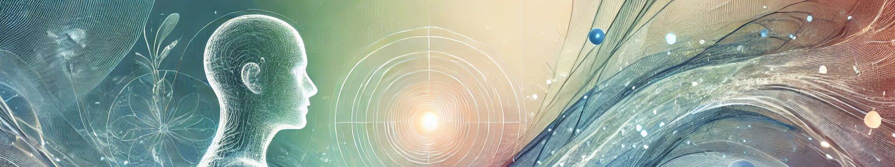 Die Silhouette einer Person, die vor einer Galaxie steht.