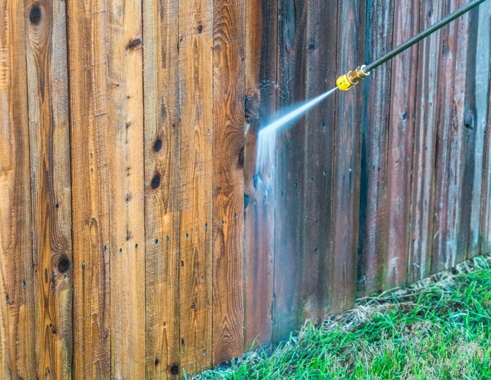 Power Washing Wooden Fence — Ingram, TX — Dean's Painting Tony