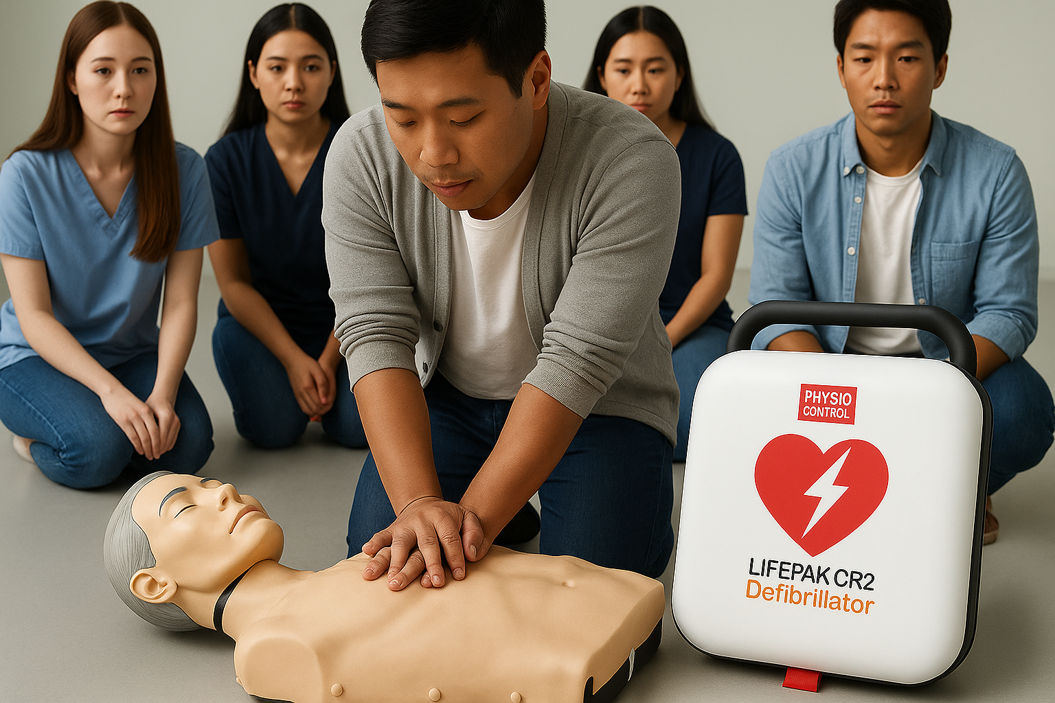CPR 急救四大步驟