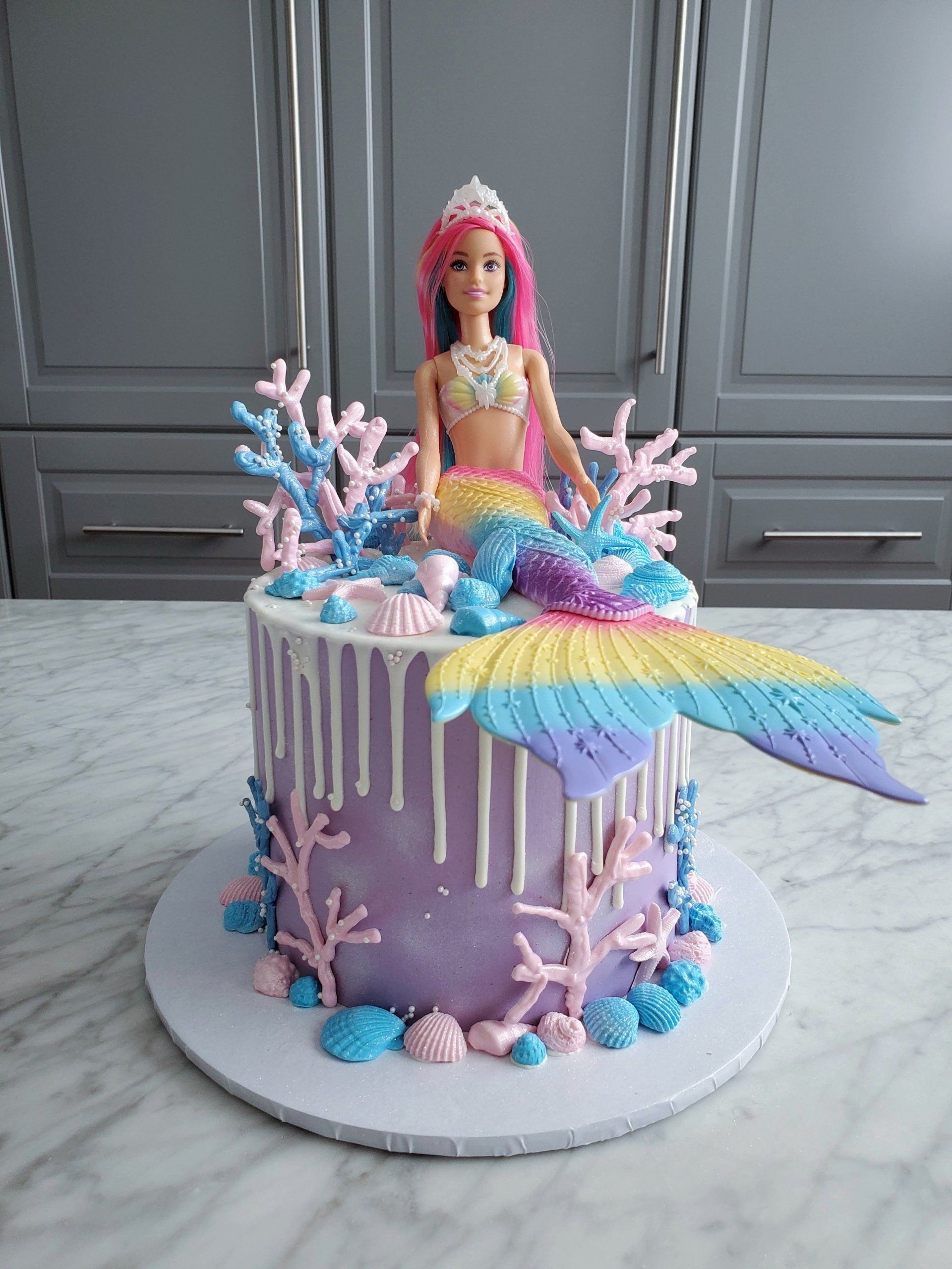 little mermaid cake