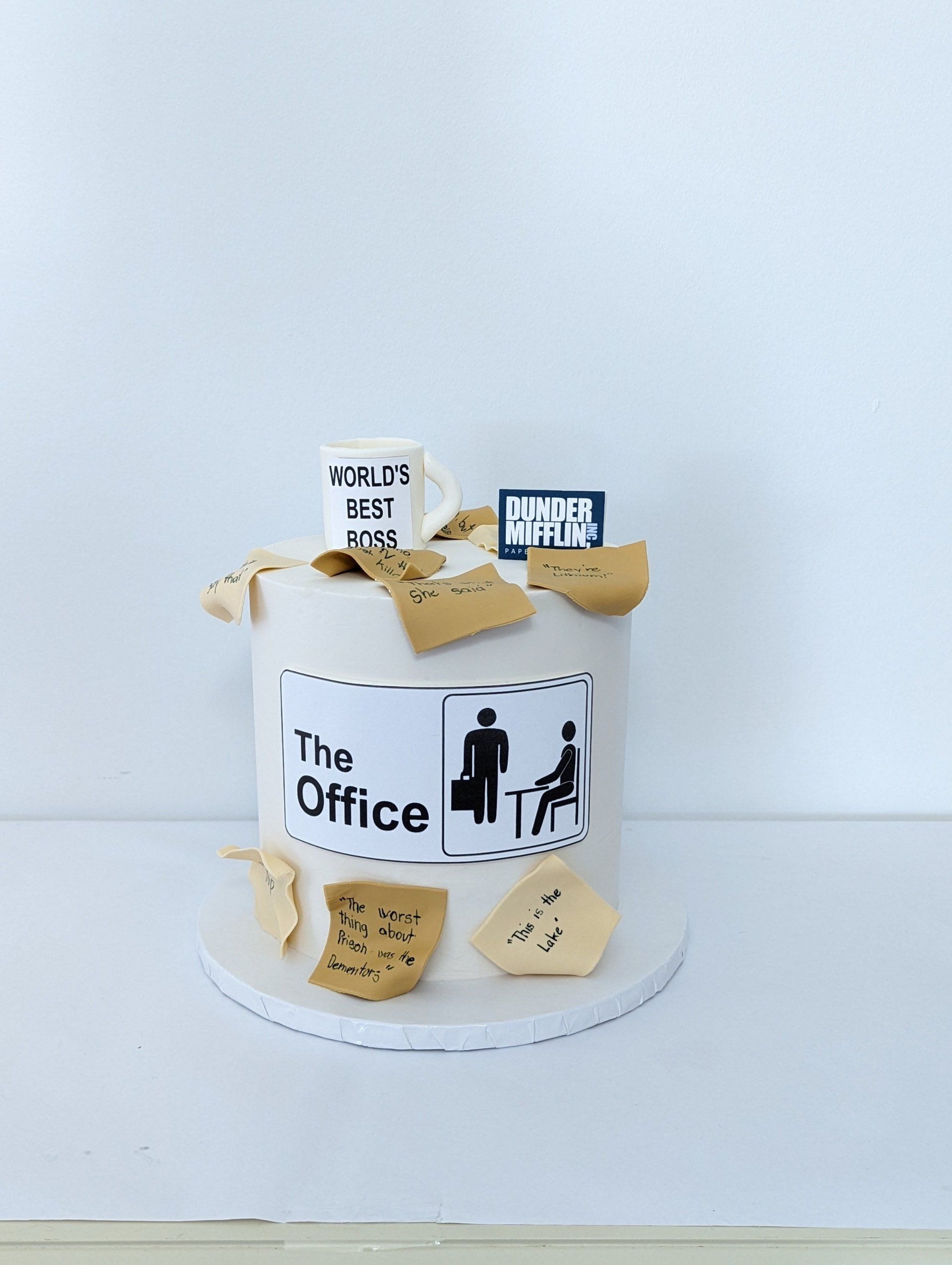 the office cake