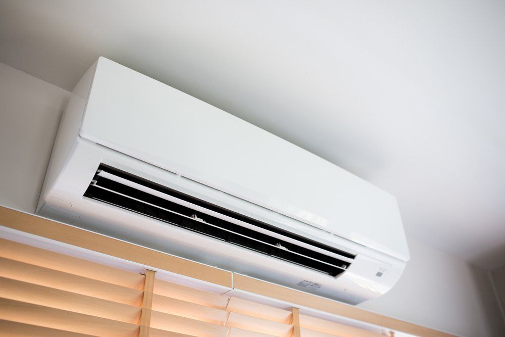 Man Choosing Air Conditioner — Air Conditioning & Electrical Services in Hervey Bay, QLD