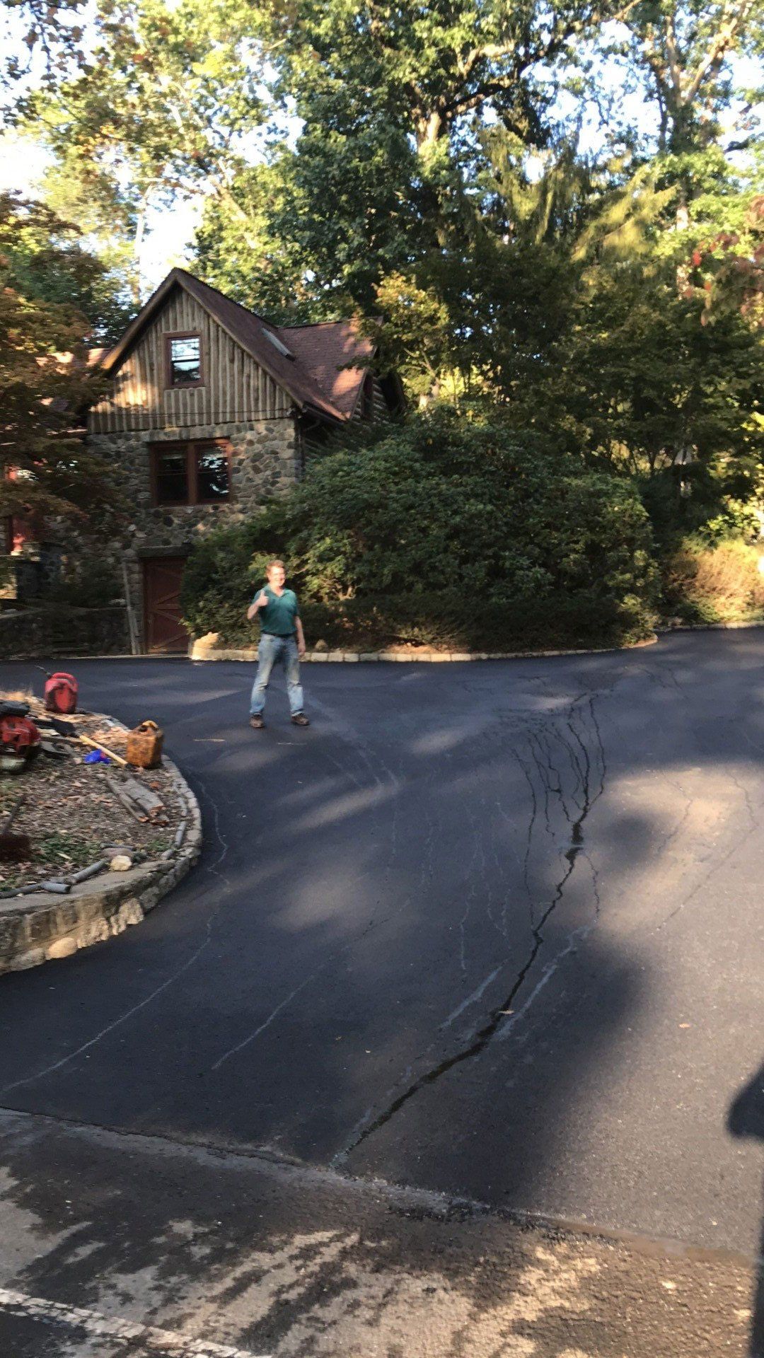 Man Wearing Green Shirt — Wayne, NJ — R. Williams Paving LLC