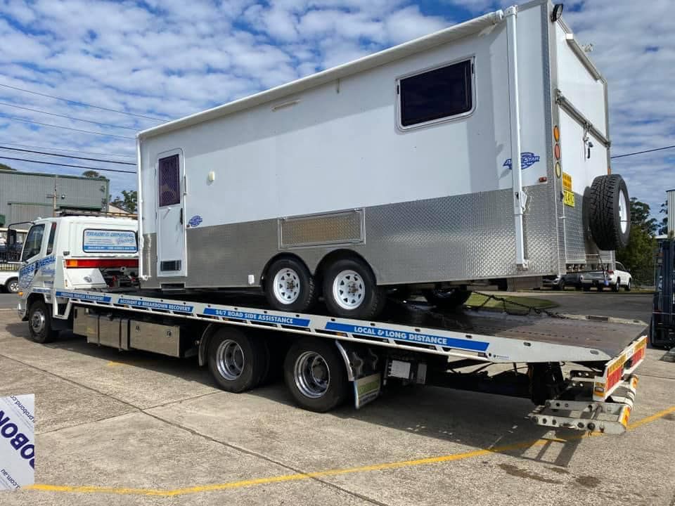 Motorhome Towing — Trade & General Towing in Beresfield, NSW
