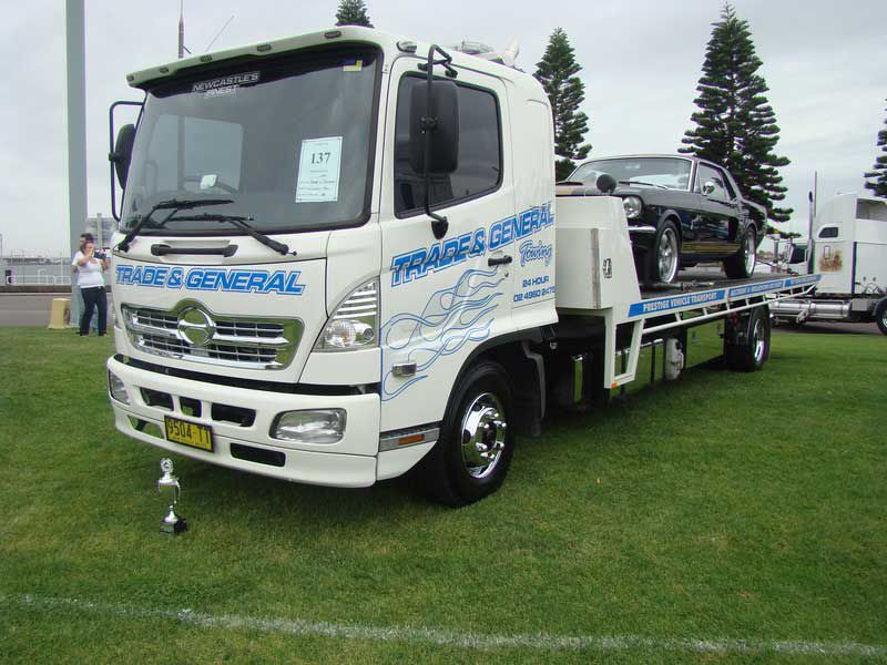 Towing Prestige Car — Trade & General Towing In Sandgate NSW