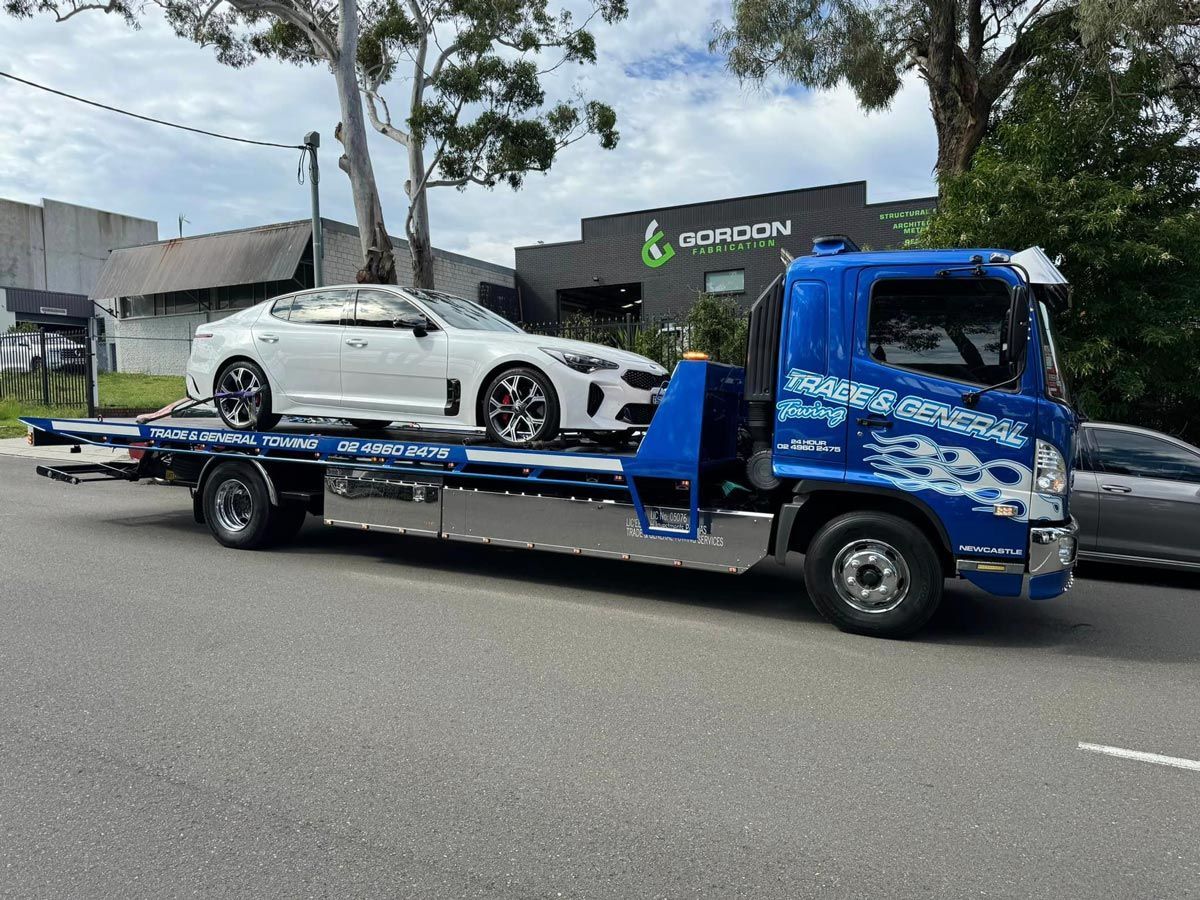 Towing A White Vehicle