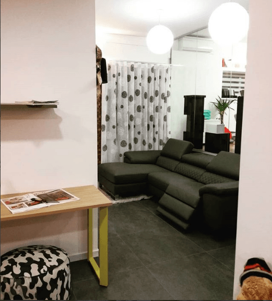 tende con motivi circolari