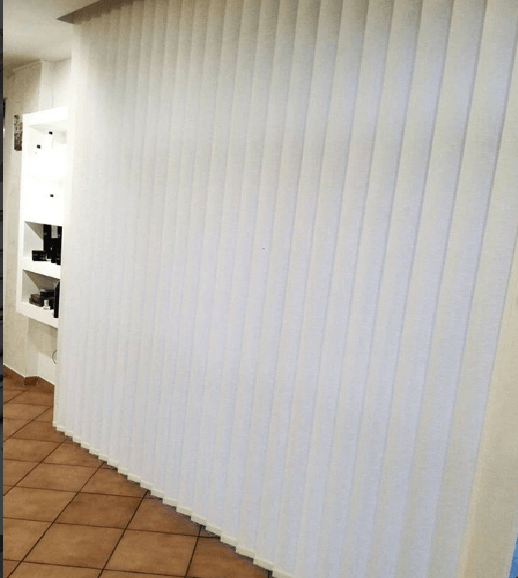 tende bianche per sala