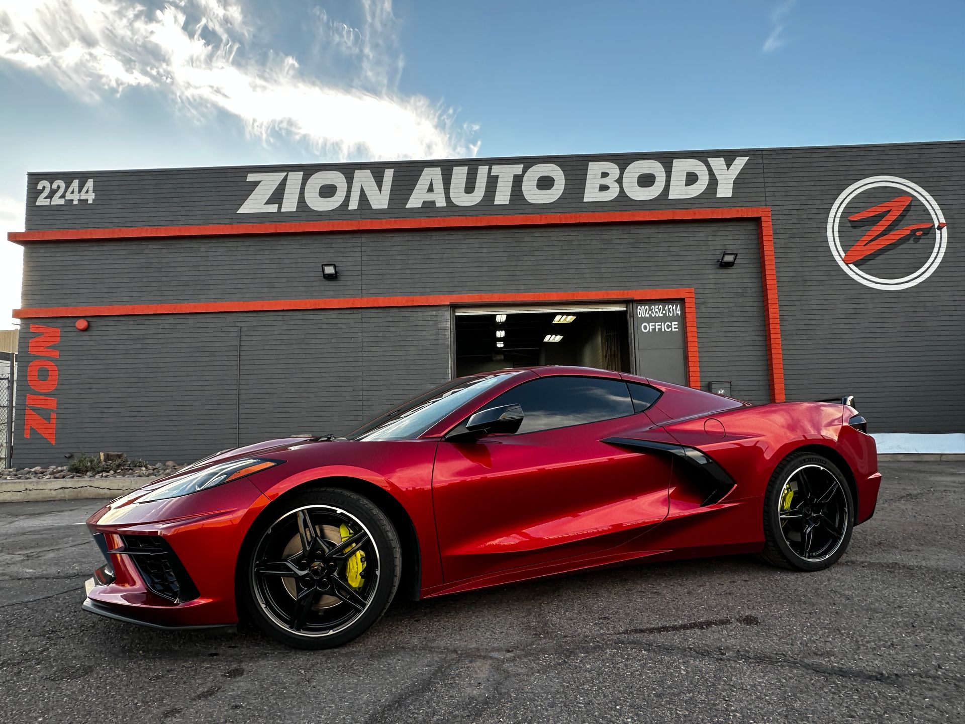 Completed bumper repair showing flawless finish in Phoenix